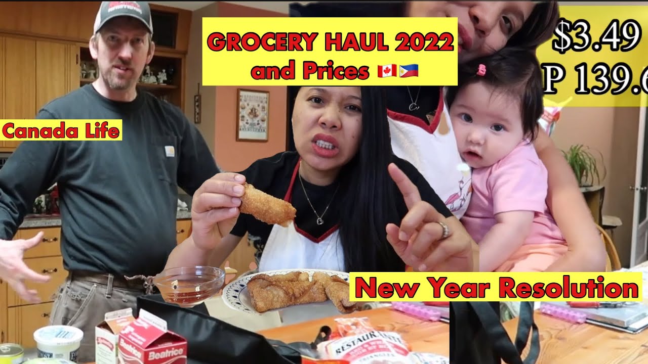 FIRST GROCERY HAUL 2022 || MAGBABAGO NA AKO 2022 || DARYL AND LIZ
