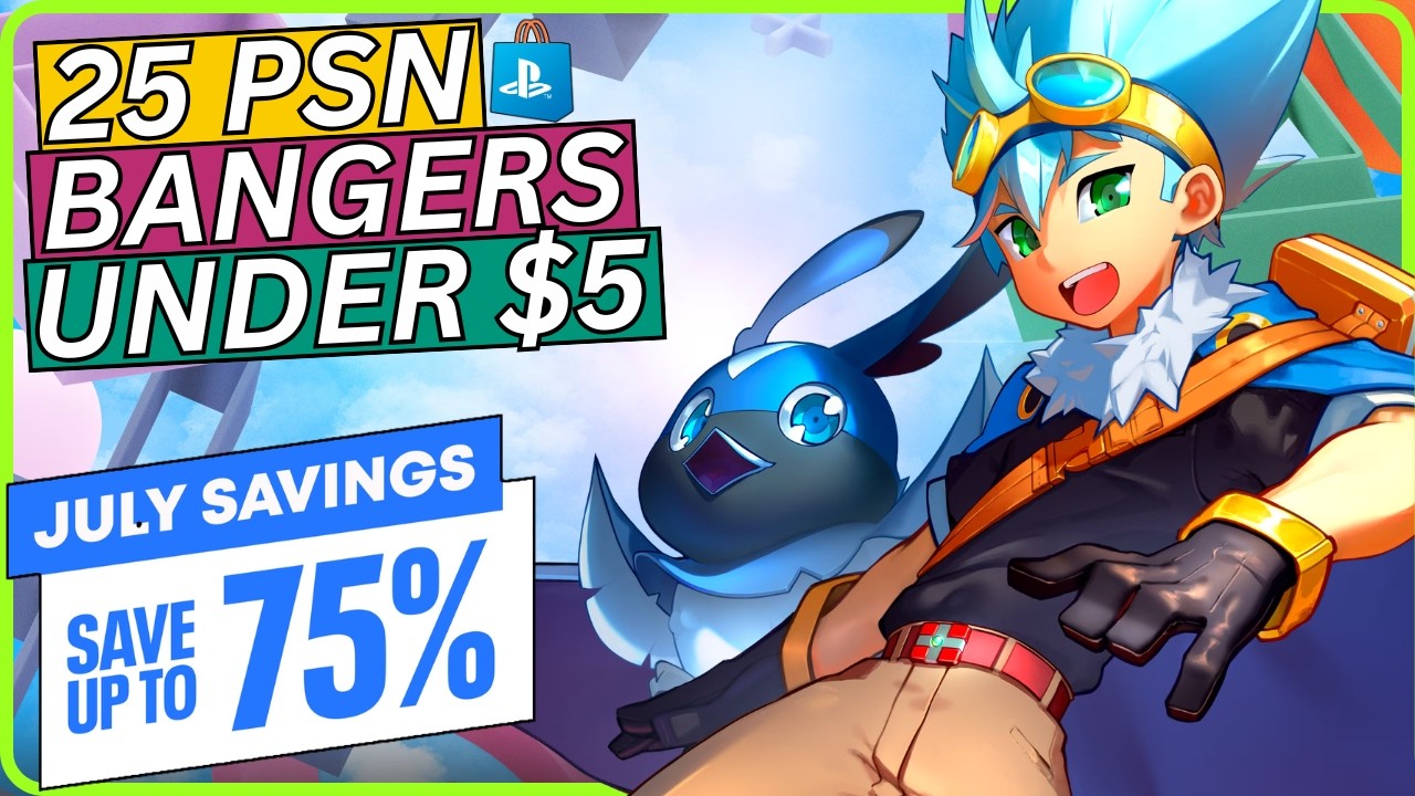 25 крутейших игр дешевле $5! Июльская распродажа в PSN 2026