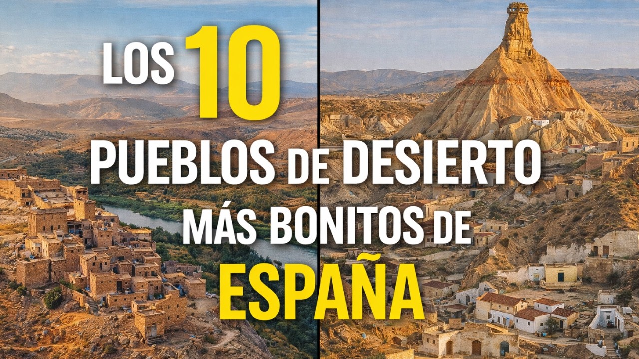 Los 10 Pueblos de Desierto Más Espectaculares de España (Paisajes Increíbles)