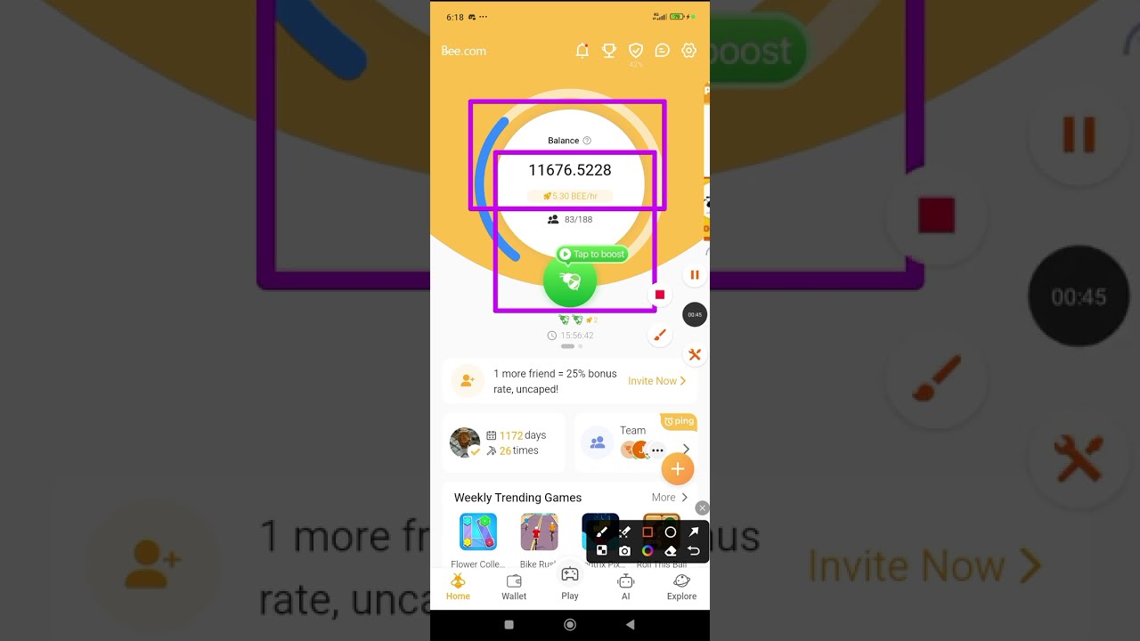 Bee network - How to withdraw your bee token, wallet withdrawal eligiblity criteria & wallet linkage