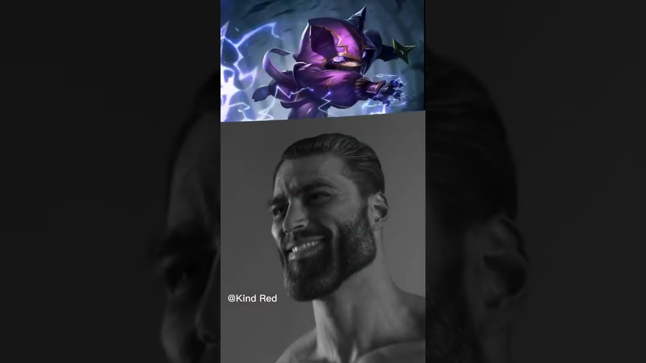 LoL karakterlerine g&ouml;re GigaChad meme #shorts #gigachad#leagueoflegends #gigachadmeme