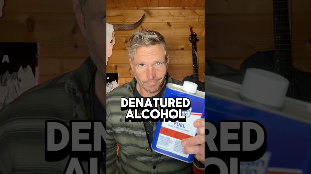 Denatured Alcohol Uses for Preppers Clean Burning Fuel Degreaser Fire Starting and Long Term Storage