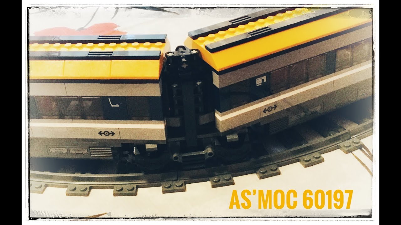 LEGO TRAIN 60197 AS'MOC with Jacobs Bogies (1st version)