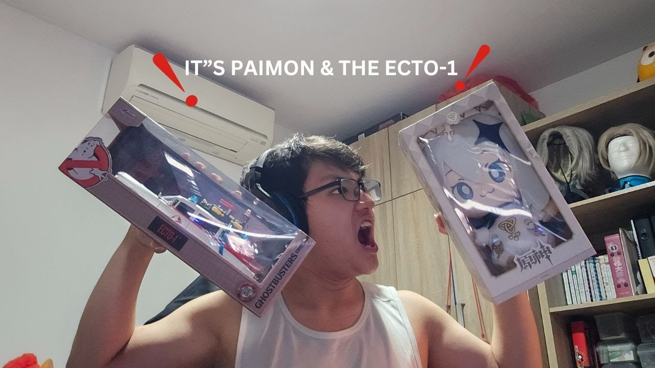 [SGCC Series Episode 2] Genshin Impact Paimon Plushie and Ghostbusters Ecto-1 Car Unboxing & Review!