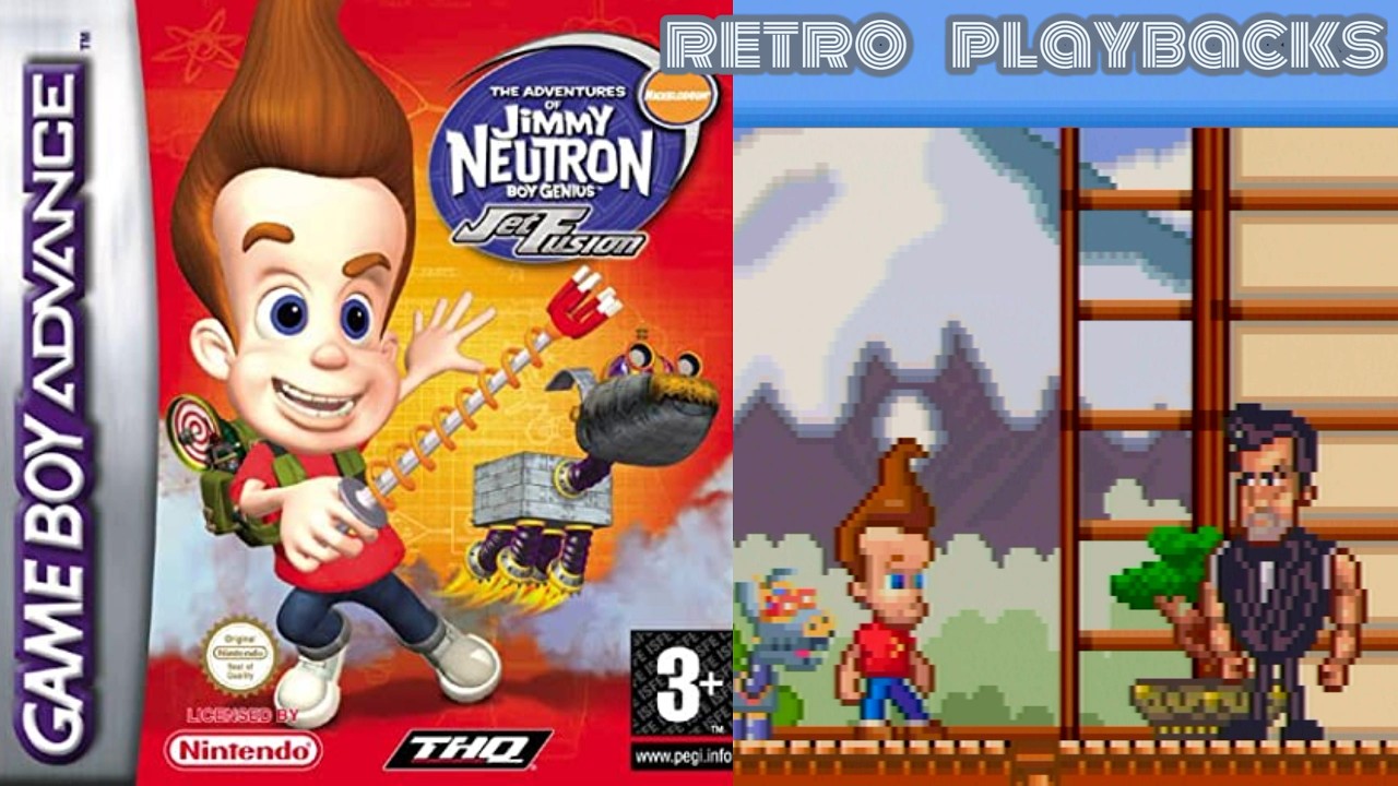 The Adventures of Jimmy Neutron: Boy Genius: Jet Fusion/Nintendo Gameboy Advance RGB / RetroTink 5x