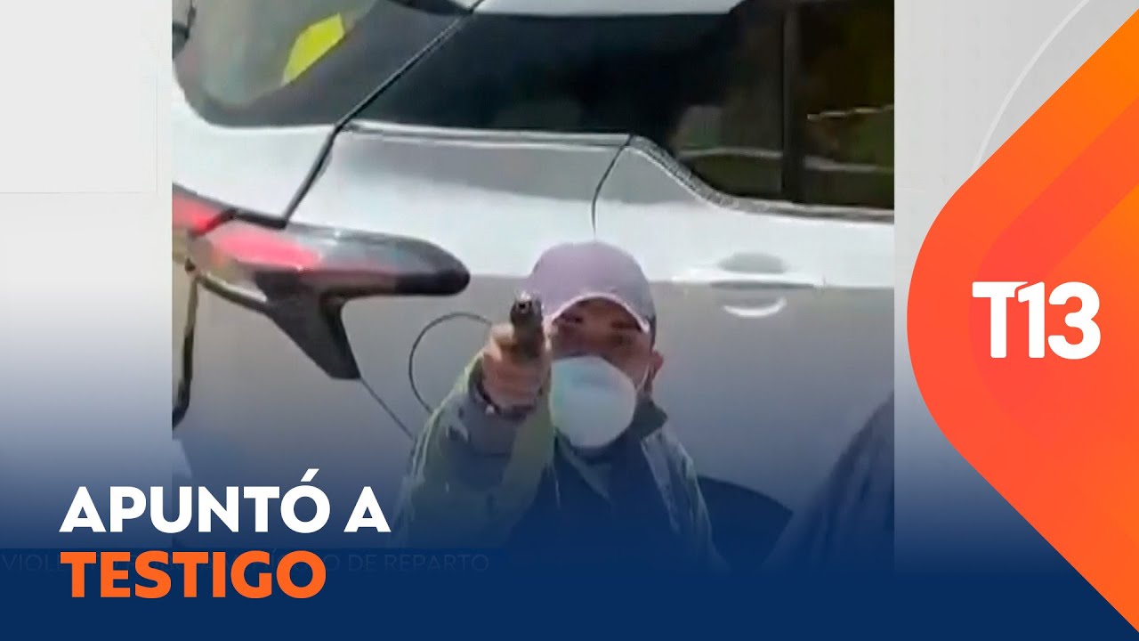 Violento asalto a vehículo de encomienda: asaltante apuntó a testigo que grabó el delito