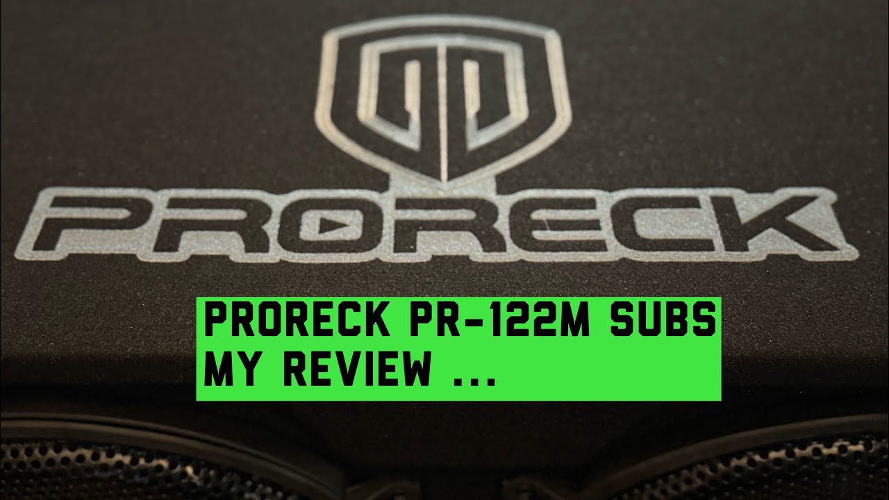 PRORECK PR-122M Complete Car sub and mono Amplifier kit . My thoughts and review.