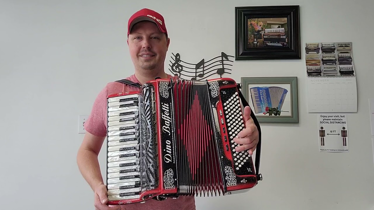 (SOLD!) - Dino Baffetti Studio II A - VIDEO #1 - Brand New, Compact (Carnegie Accordion Company)
