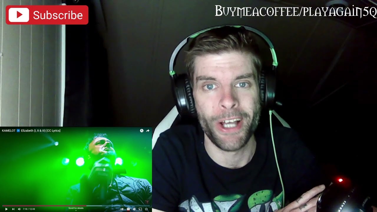 Kamelot - Elizabeth (First Time Reaction)
