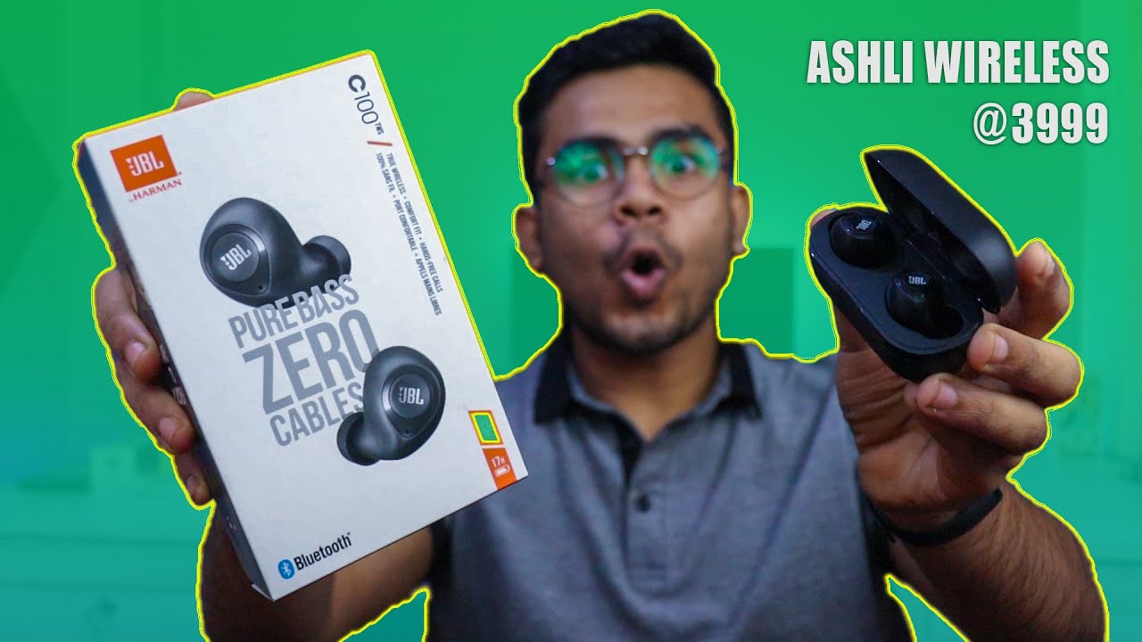 JBL C100 TWS Unboxing & Review | Best Wireless Earphones Under 4000 !