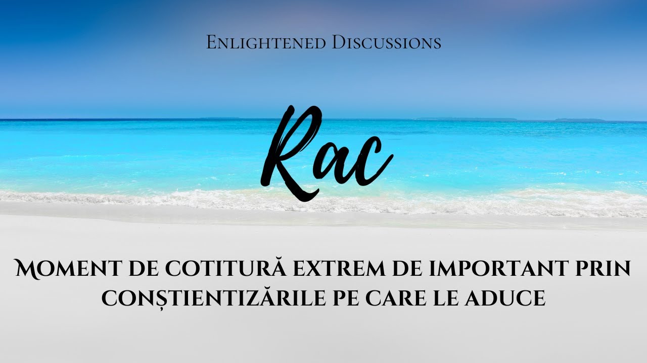 Rac - Moment de cotitură extrem de important prin conștientizările pe care le aduce[CC]