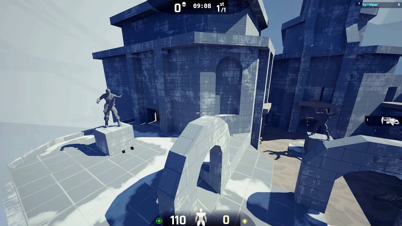 Unreal Tournament 4 - MOVEMENTS TUTORIAL - DM-Chill