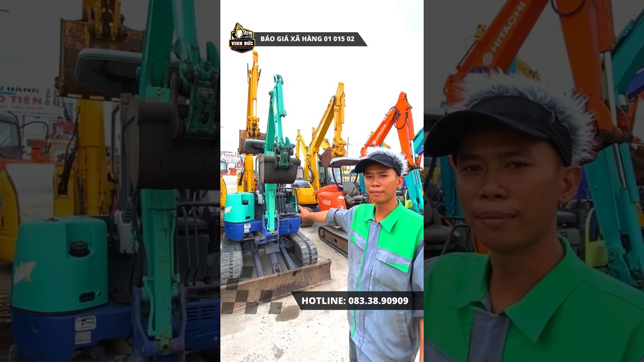 🔴 B&Aacute;O GI&Aacute; xe cuốc 01 đến 02 cho ae cơ giới tại &ldquo;Cơ giới Vinh Đức&rdquo; #excavator_vn