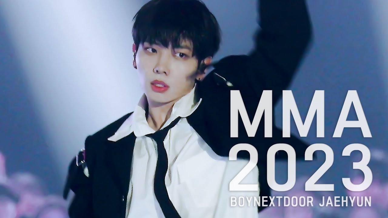보이넥스트도어 명재현 Crying + 뭣 같아 4K 직캠 (BOYNEXTDOOR JAEHYUN FANCAM)  | 2023 MMA 멜론뮤직어워드 231202
