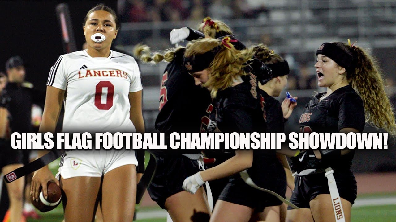 Makena Cook ORANGE LUTHERAN VS JSERRA: GIRLS FLAG FOOTBALL CIF CHAMPIONSHIP THRILLER!