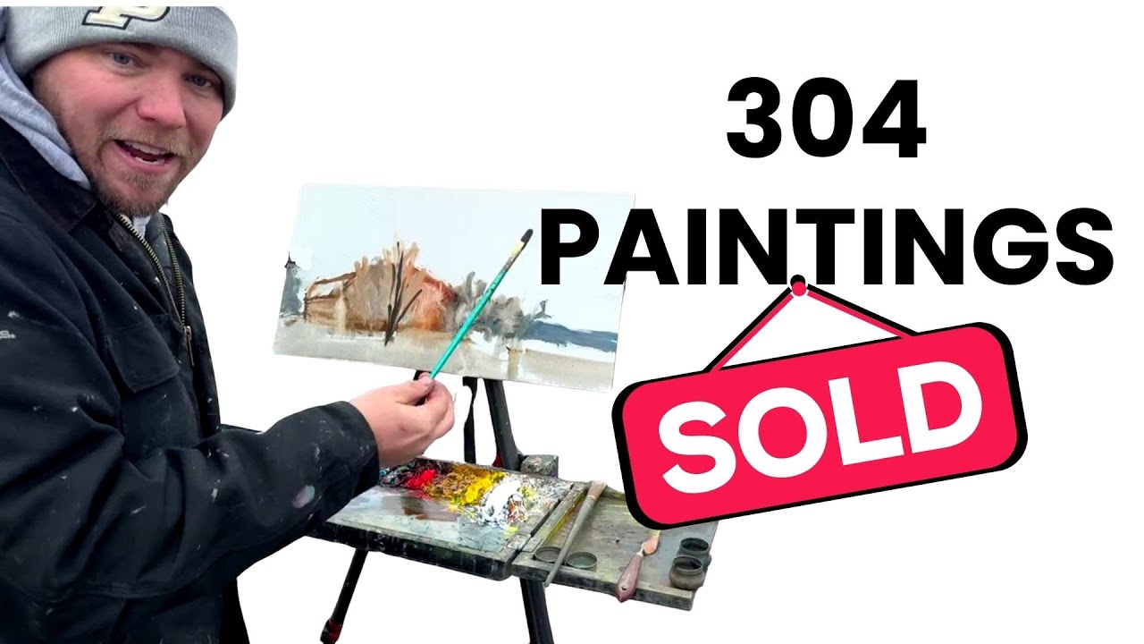 В прошлом году он продал 304 картины [Вот как].