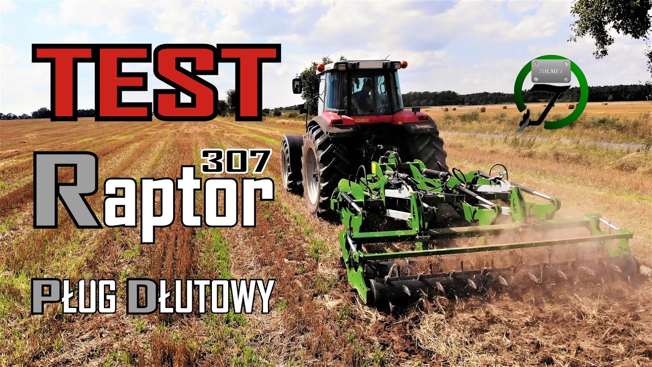 ▶ Pług dłutowy◀🎥🎬📽TEST polowy 👉 RAPTOR 307 🚜 ▶Tolmet◀
