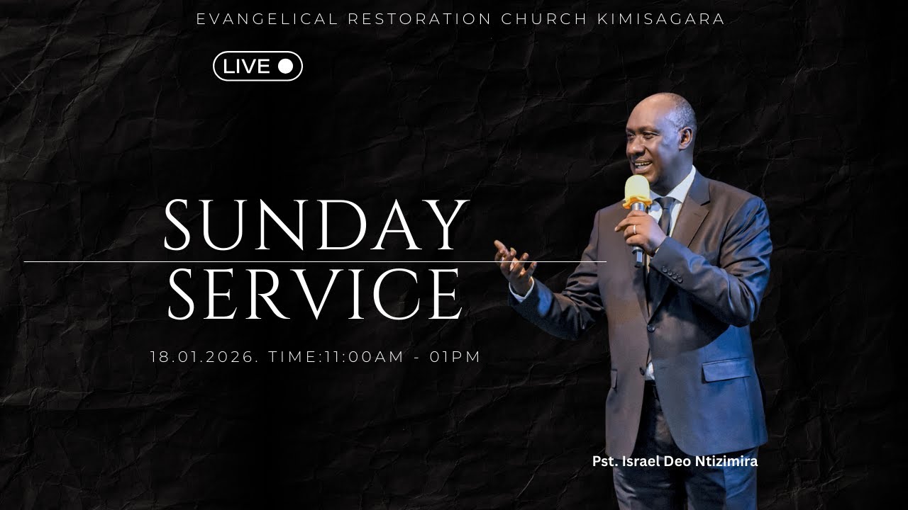 🔴 LIVE | AMATERANIRO YO KU CYUMWERU – ITERANIRO RYA KABIRI |18/01/2026. Pst. Israel Deo Ntizimira