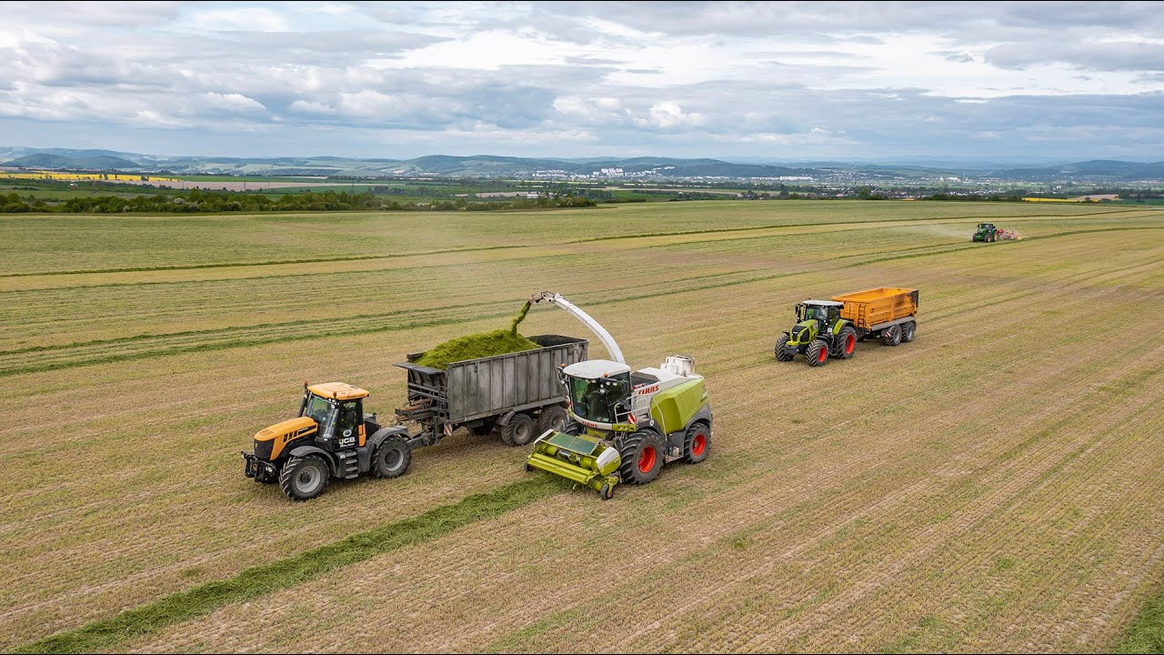 Senáže 2023 | CLAAS JAGUAR 950 | JCB Fastrac 3200 | KOBZARENKO | 4K |East Slovakia Agriculture (ESA)