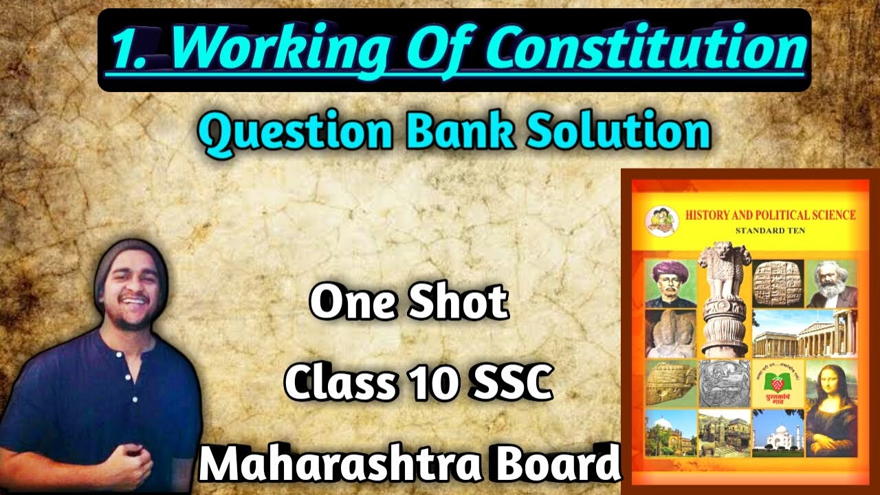 Class 10th History and political science Question Bank Solution Chapter 1 One Shot SSC 10 Board CET