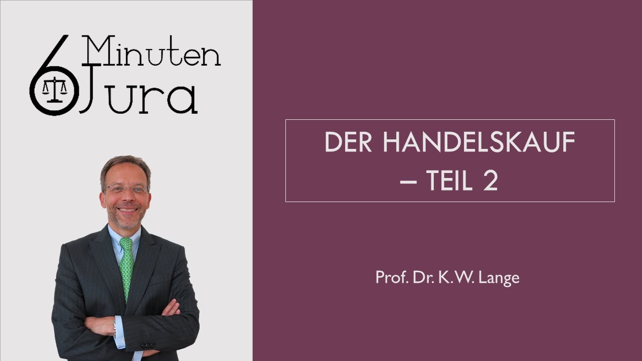 Der Handelskauf - Teil 2