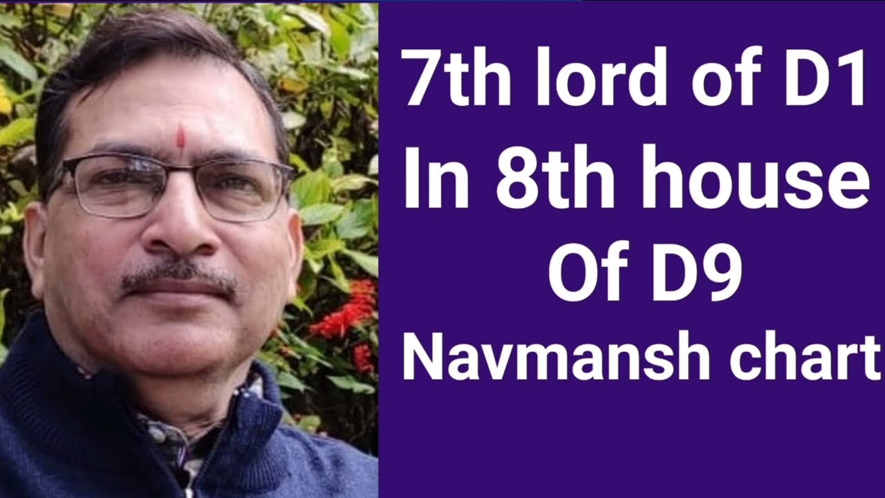 7th lord of D1 in 8th house of D9 chart