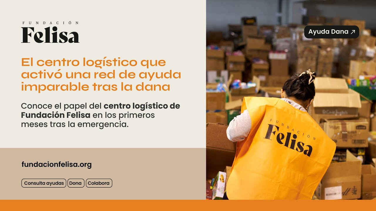 El centro logístico que activó una red de ayuda imparable tras la dana de Valencia.