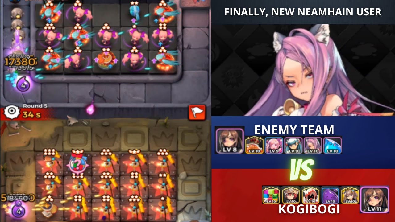 Defense War: Destiny Child PVP BATTLE Gameplay (League 1) ANDROID | kogibogi daily #82