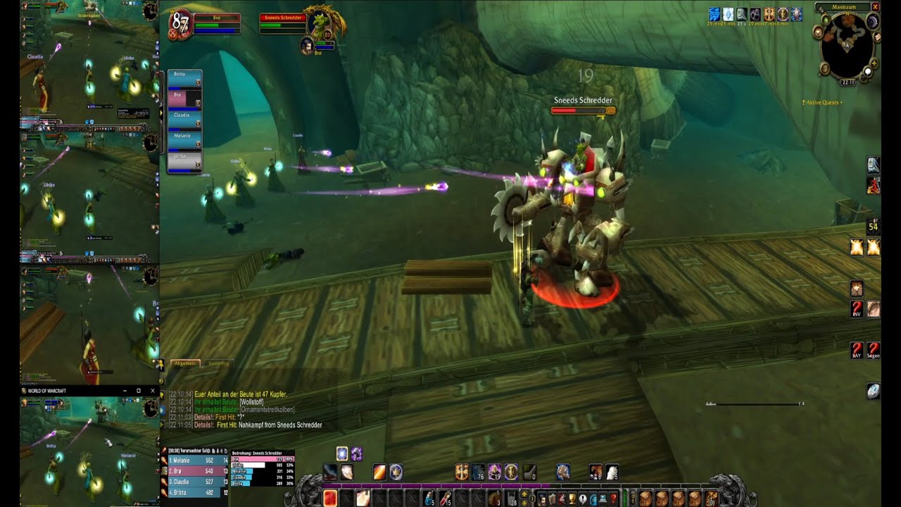 WoW Multiboxing - Classic Anniversary - Deadmines 