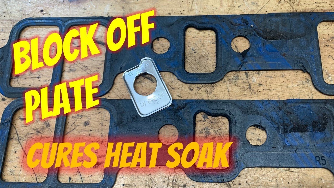 Cure Heat Soak - Intake Block Off Plate