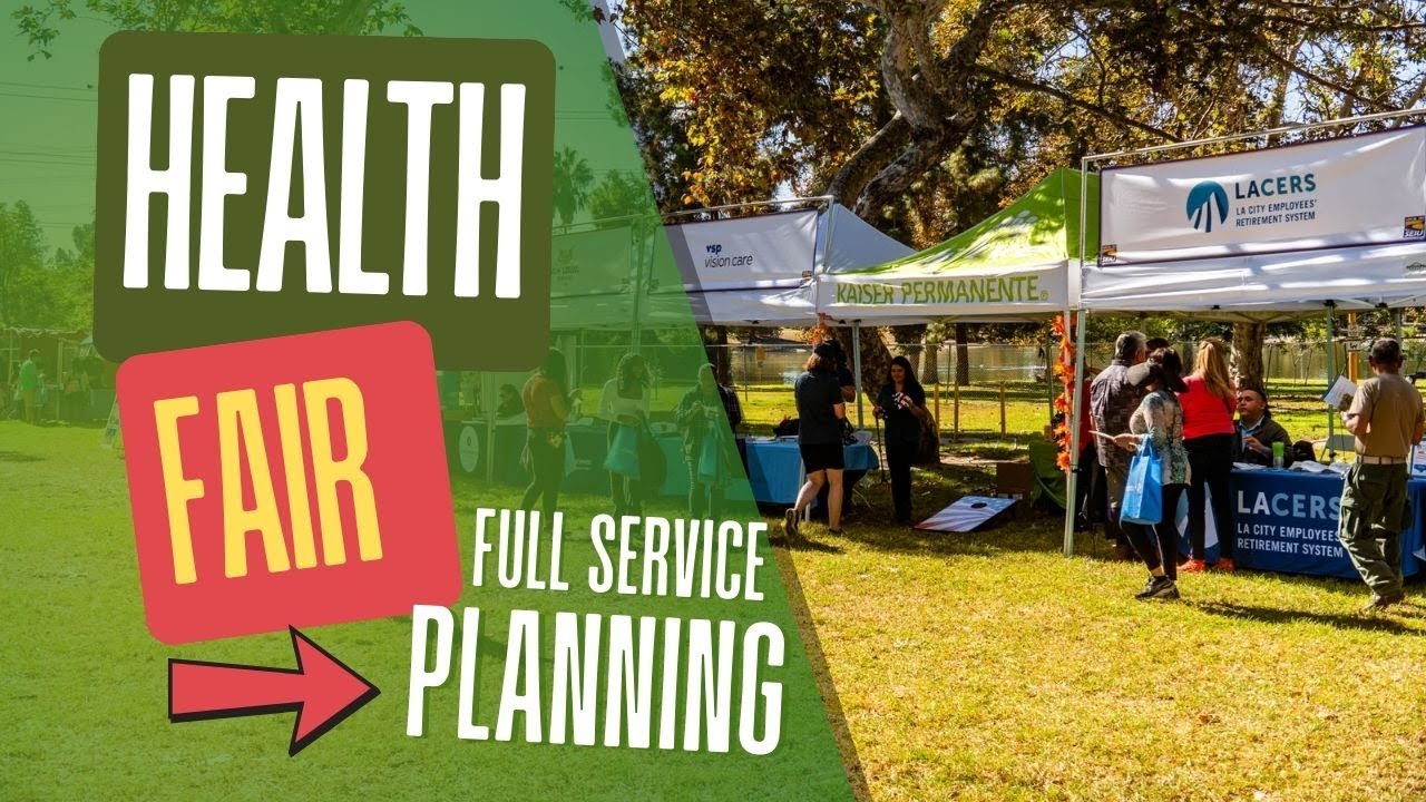 Full Health Fair Planning Services ⚕️🍏  Vendor Booths & Activities for Community & Company Employees