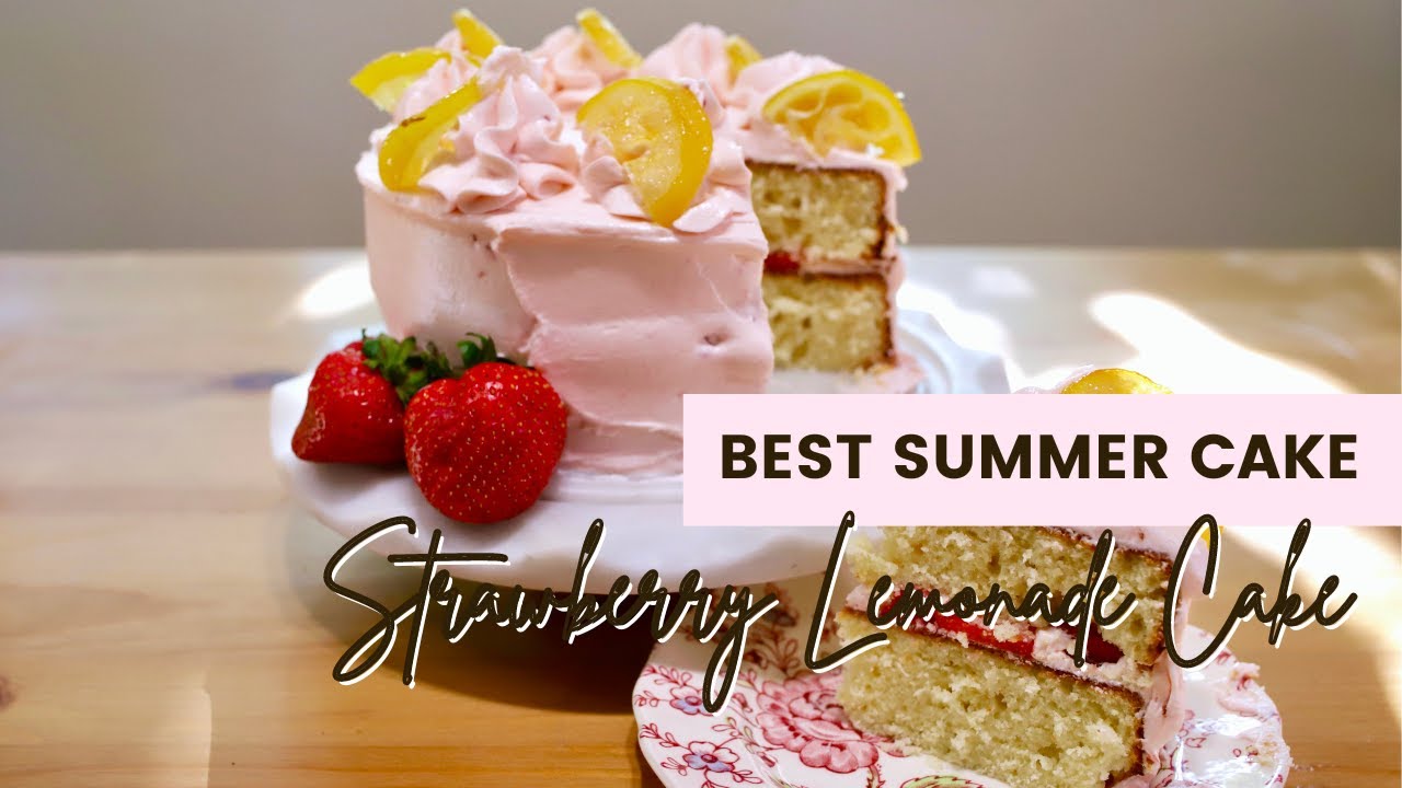 Strawberry Lemonade Cake | Sukoshi Bites