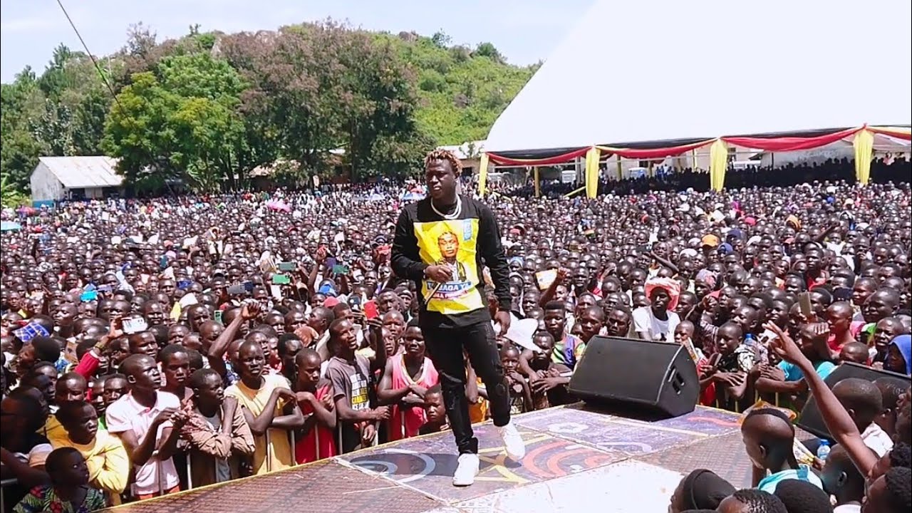 Gravity Omutujju showered with Love at Bukedea stadium Opening ceremony