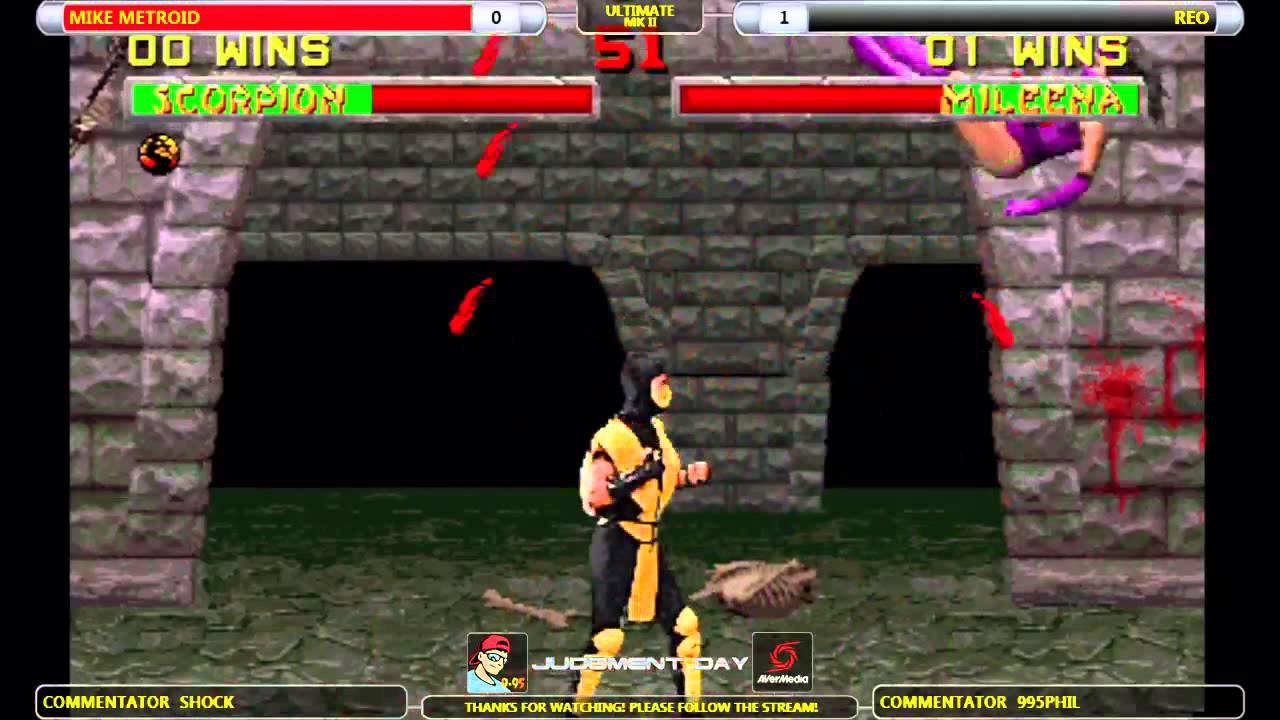 995Phil Streaming Judgement Day - Ultimate MK2 Grand Final - Reo vs. Mike Metroid