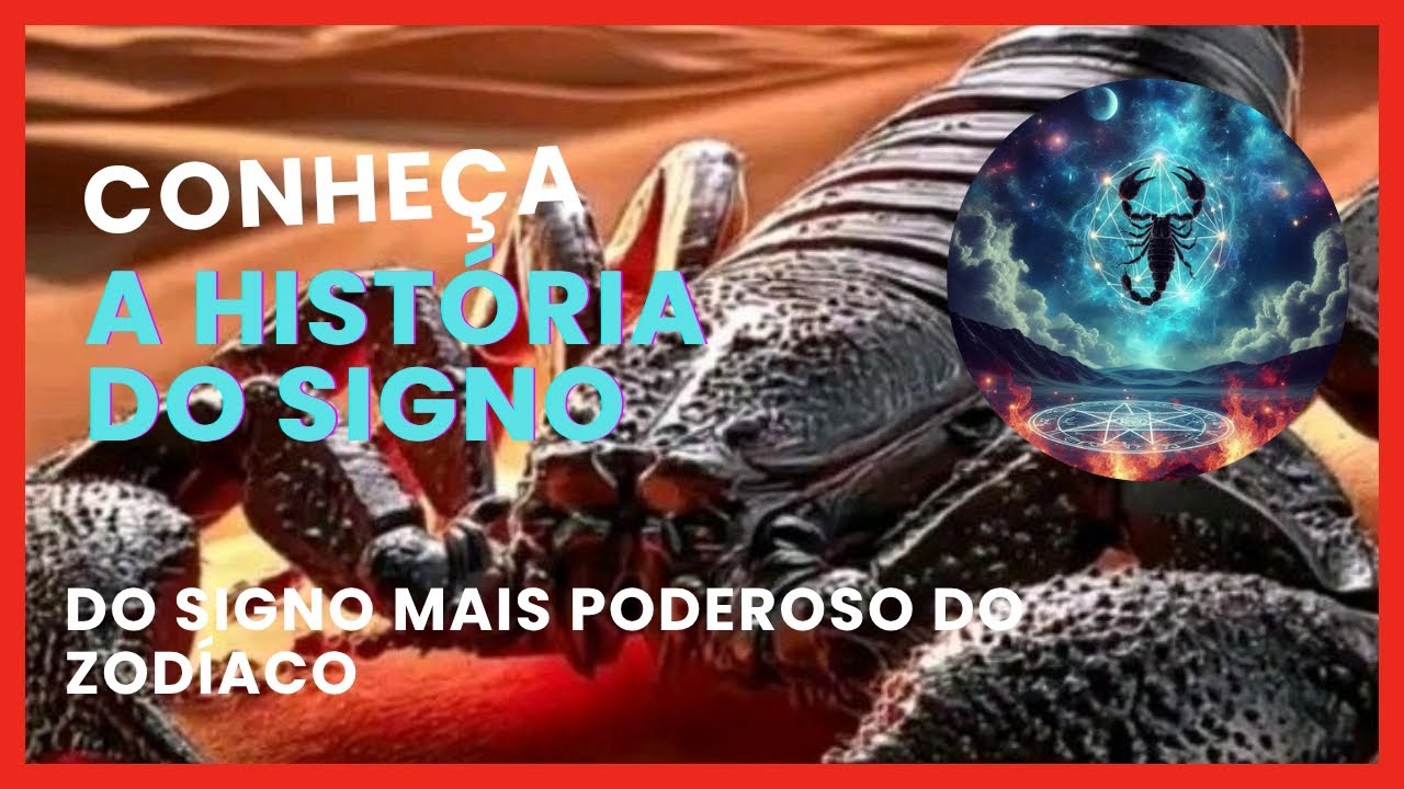 Escorpião 🦂 conheça a história do signo mais poderoso do zodíaco.