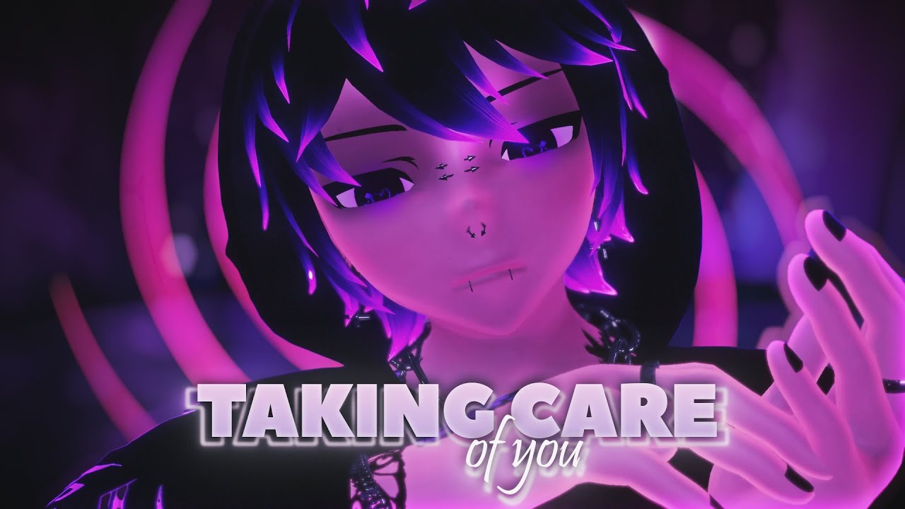 ASMR VR Taking CARE Of You! 💜 Massaging Your Face 😴 (Tapping, Soft Triggers..) | No Talking 🌀 [VRC]
