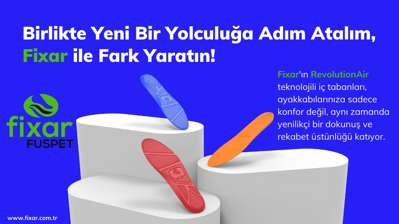 Fixar Fuspet Ayakkabı &Uuml;reticilerinin Yeni Vazge&ccedil;ilmezi !