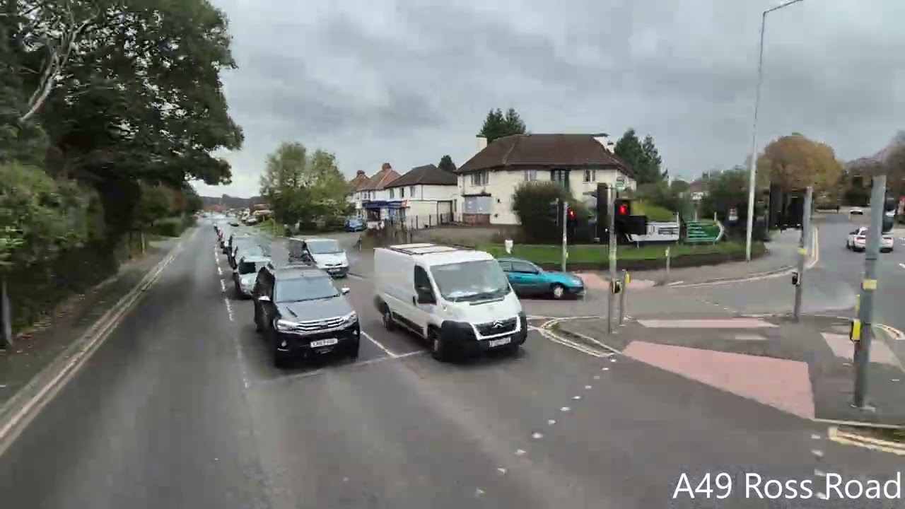 Full route visual | 454: Hereford - Fownhope | X185 CHJ (30)