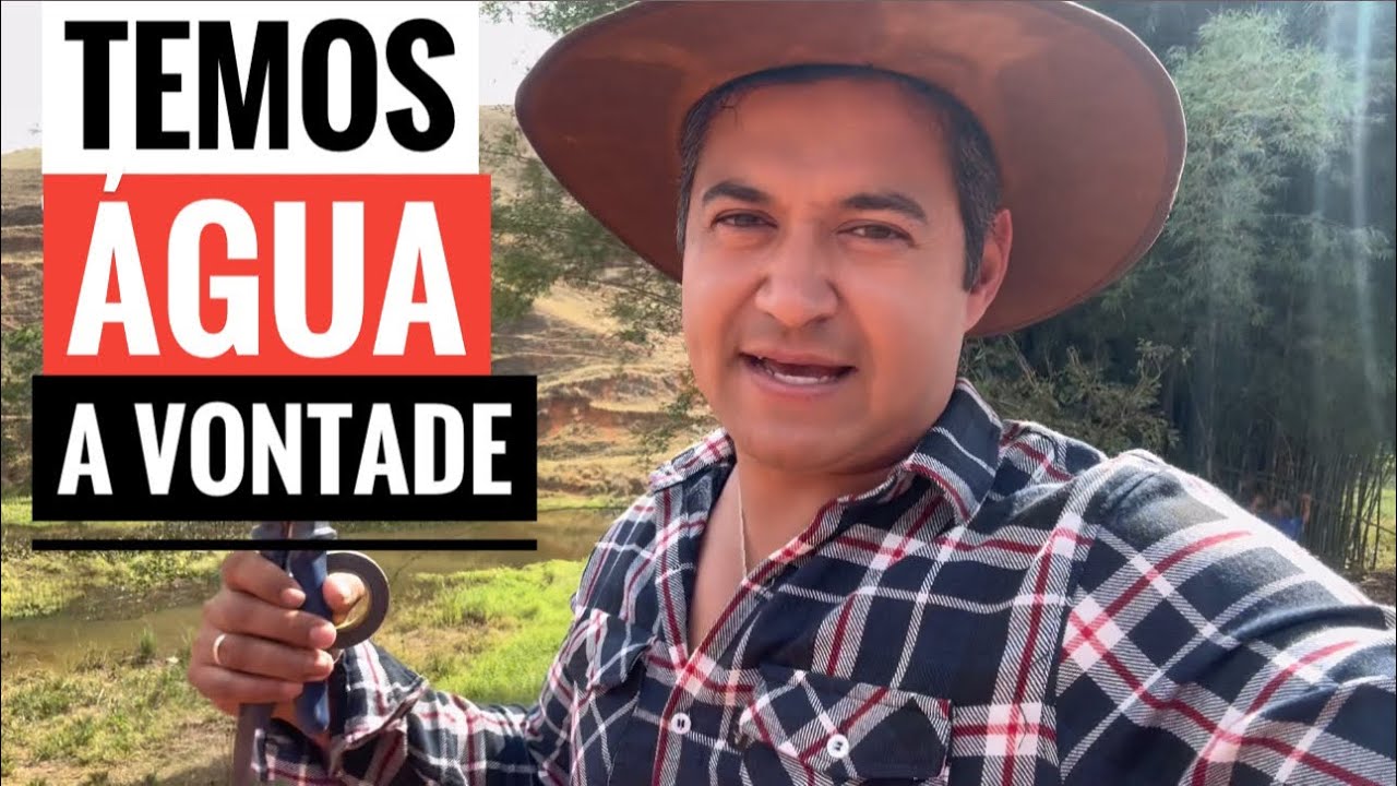 ACABOU NOSSO PROBLEMA COM ÁGUA NO SÍTIO.