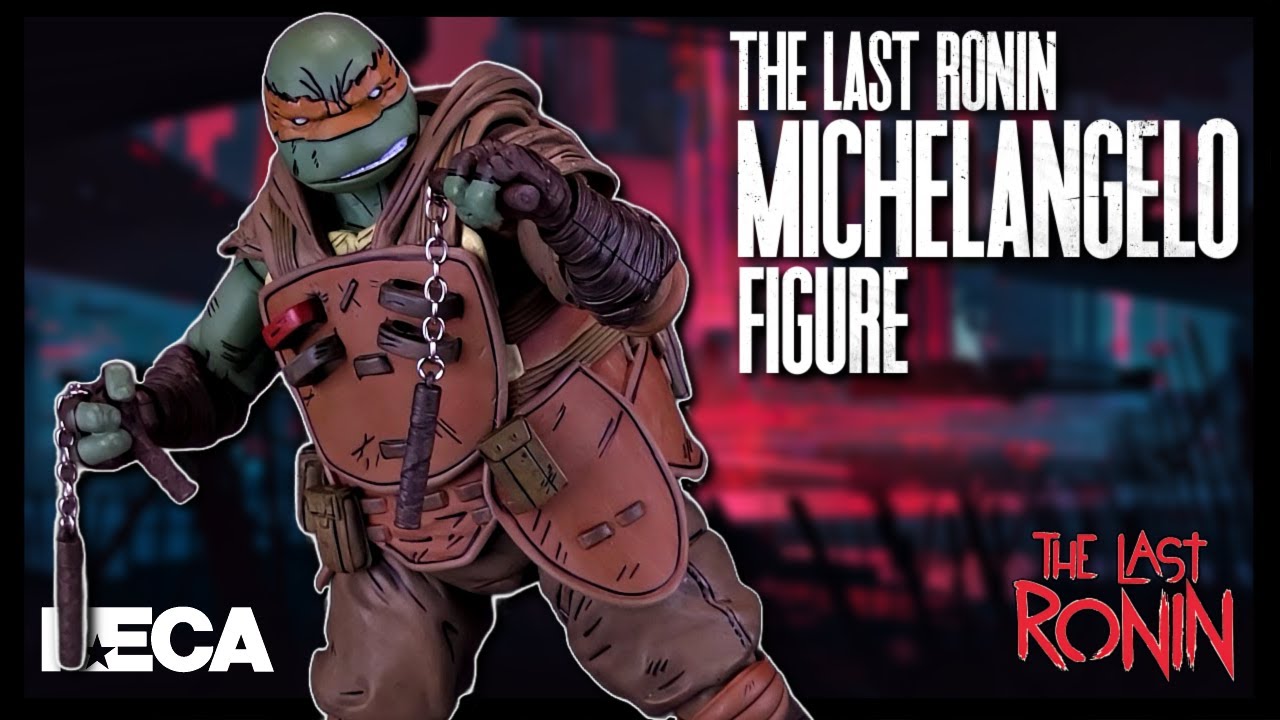 NECA Teenage Mutant Ninja Turtles The Last Ronin Michelangelo Figure | @TheReviewSpot
