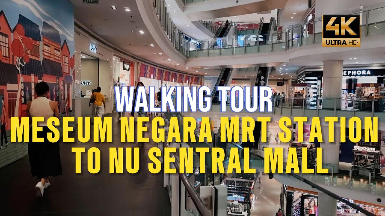 MUSEUM NEGARA MRT STATION TO NU SENTRAL MALL KUALA LUMPUR #nusentralmall #klsentral