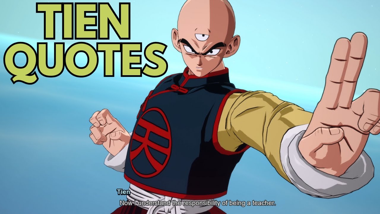 Tien Quotes & Interactions Dragon Ball Sparking ZERO Quotes & Interactions