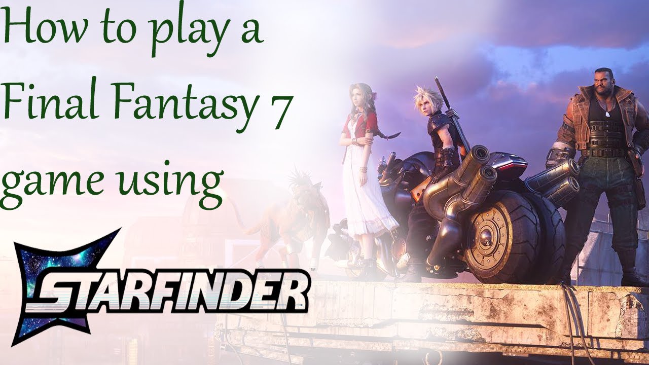 Играю в Final Fantasy 7 в Starfinder 2-го издания.