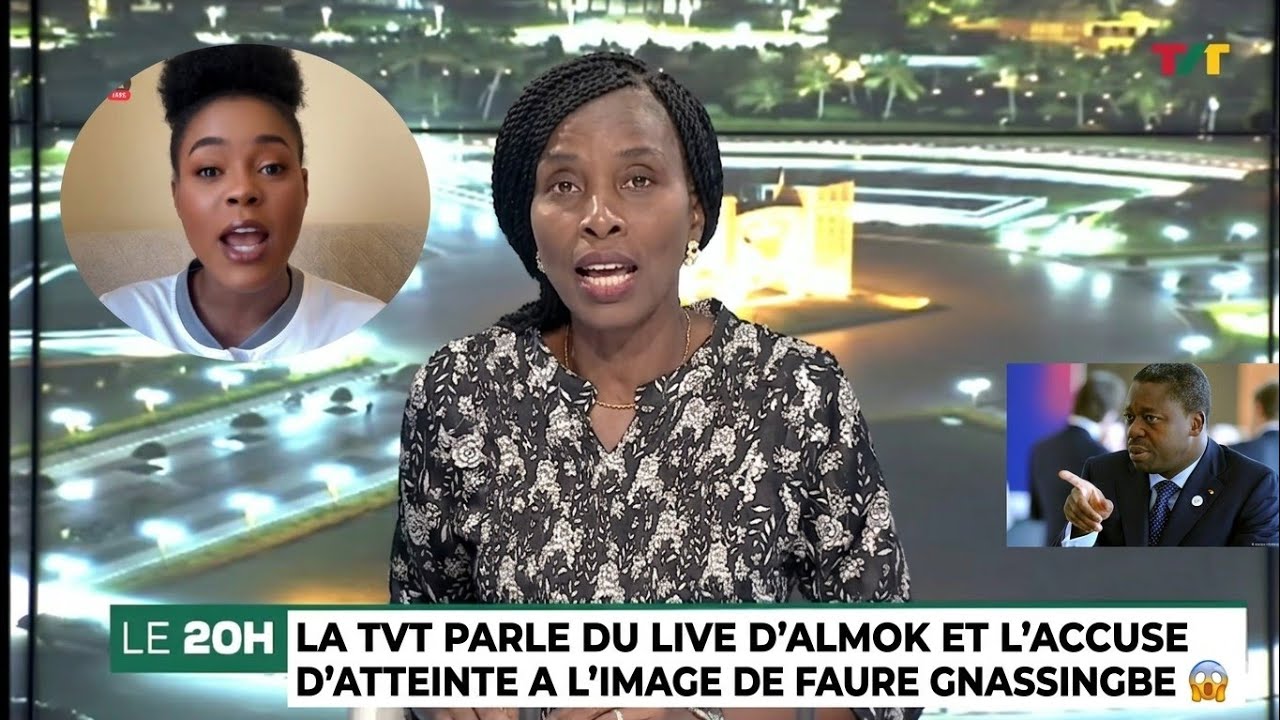 LA TVT PARLE DU LIVE D'ALMOK ET L'ACCUSE D'ATTEINTE A L'IMAGE DE FAURE GNASSINGBE
