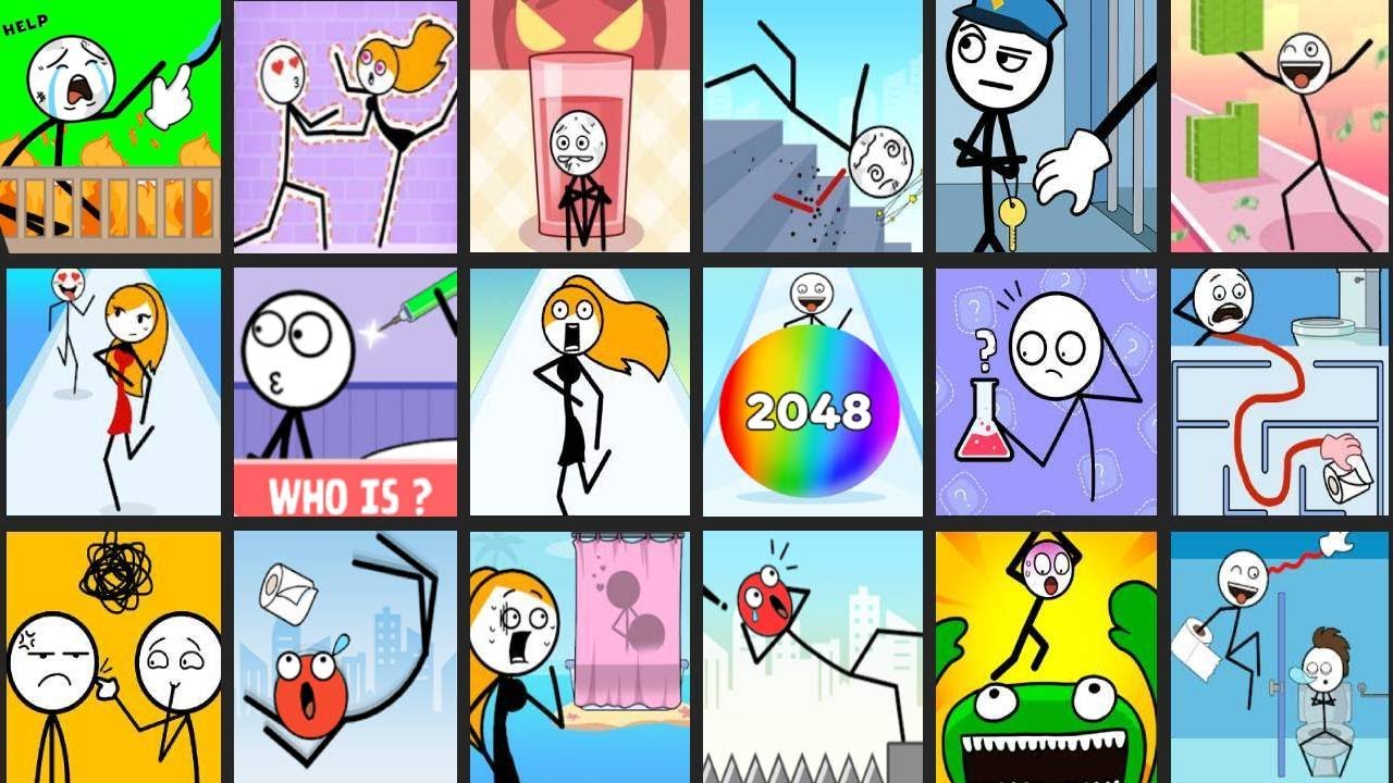 WATERING PUZZLE, HIDE ME, FLASHBACK, RAGDOLL JUMP, THIEF PUZZLE, MAZE CRAZE, RUN FOR LIFE, DRAW FLY