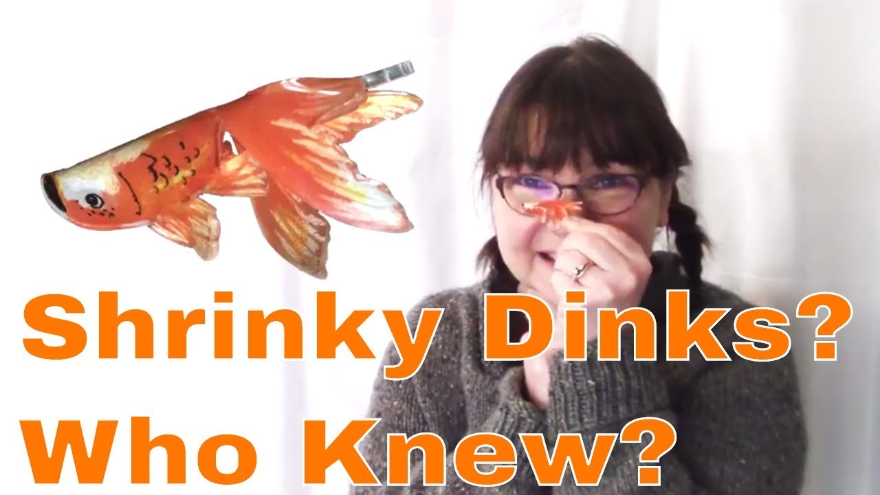 Incredibly! Cute 3D Goldfish Shrinky Dinks Charm