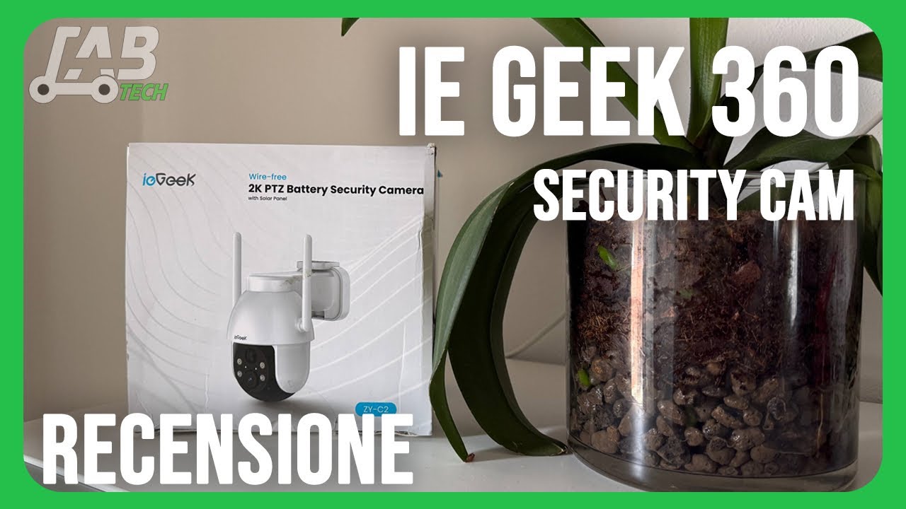 ieGeek 2K telecamera per ESTERNO con pannello solare perfetta!