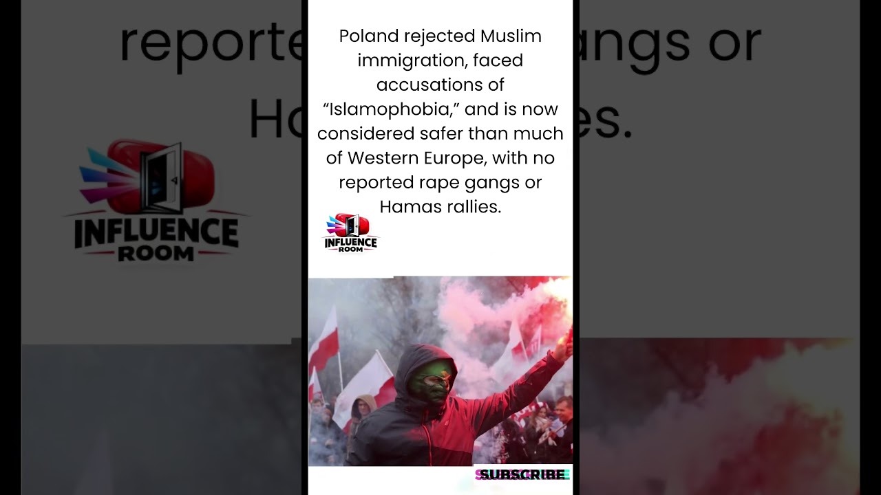 Poland Rejected Muslim Immigration &mdash; Is It Really Europe's Safest Country? 🇵🇱🤔#viral #shorts