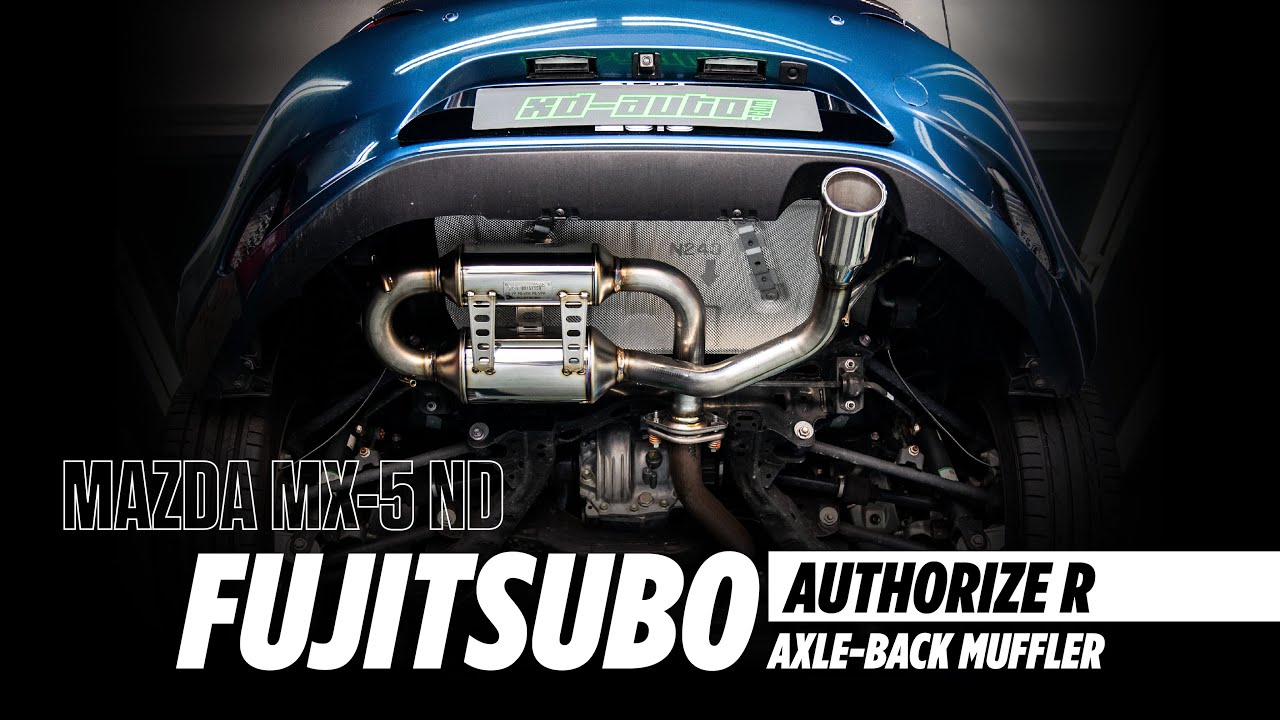 FUJITSUBO Authorize R Axle-back Muffler Exhaust // Mazda MX-5 ND // 550-42441