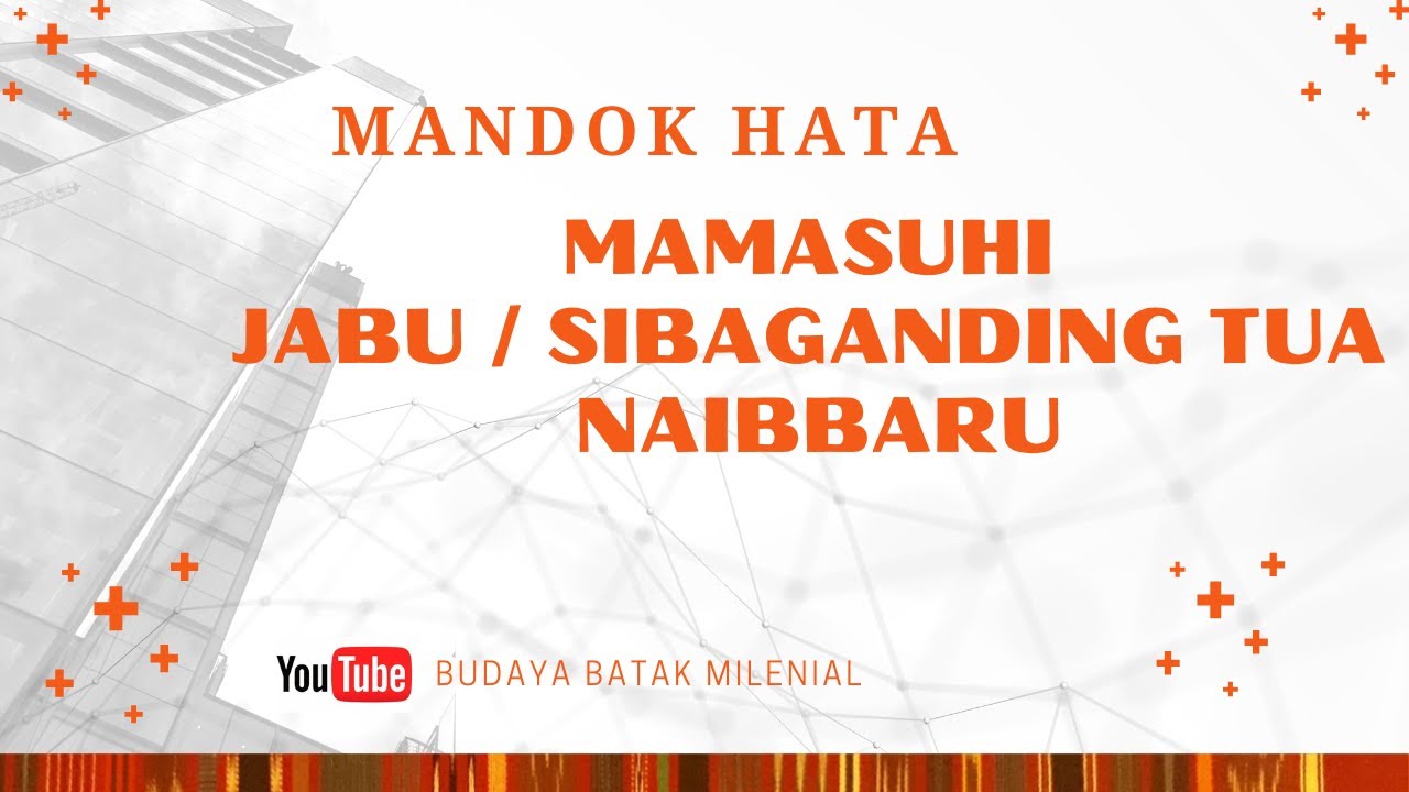 Mamasuki jabu adat batak Mandok Hata